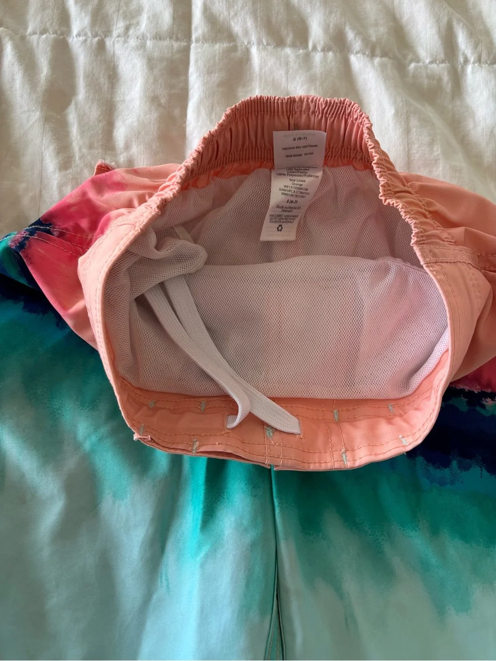 Boys Small 6/7 swim trunks shorts